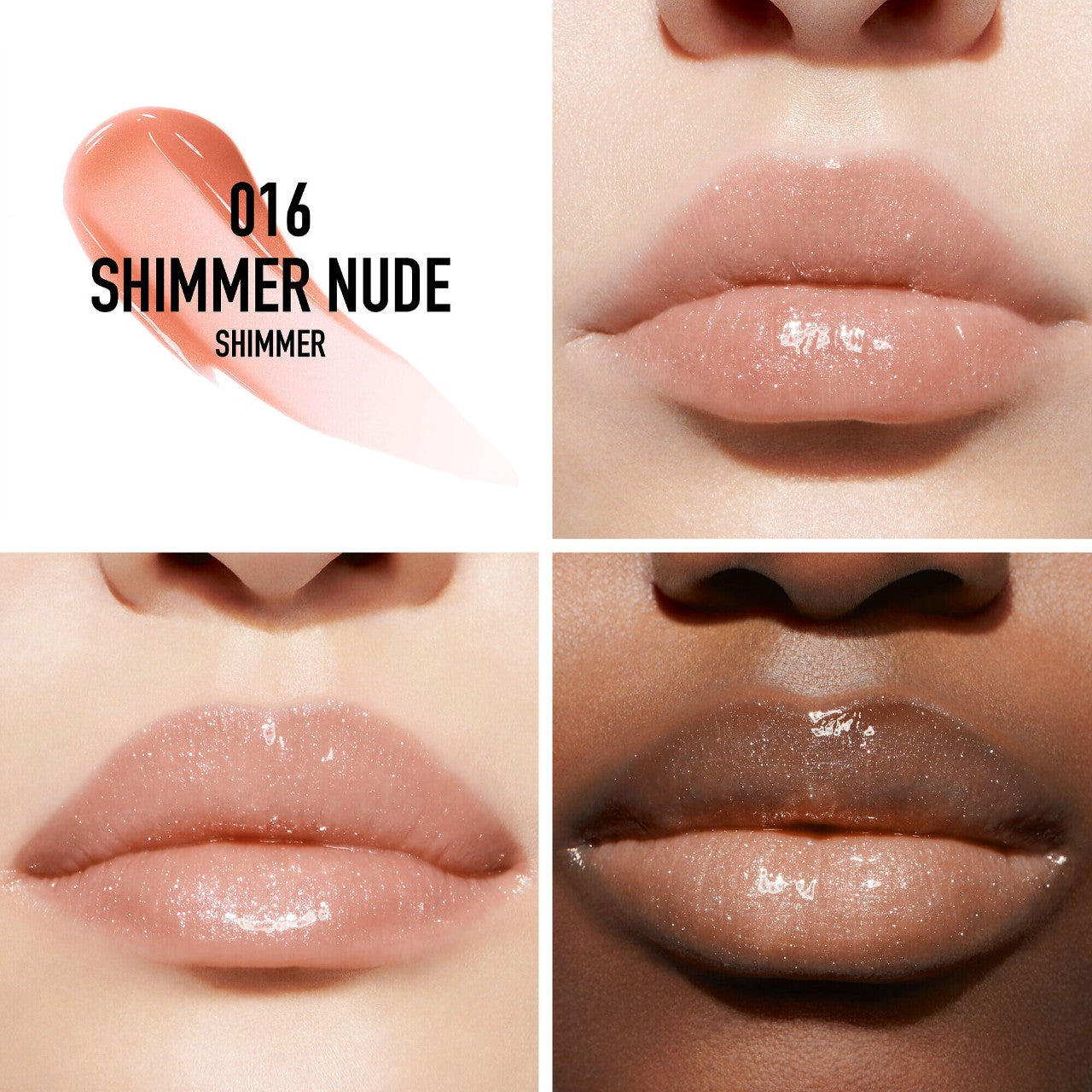 Dior Addict Lip Maximizer Plumping Gloss | 016 Shimmer Nude