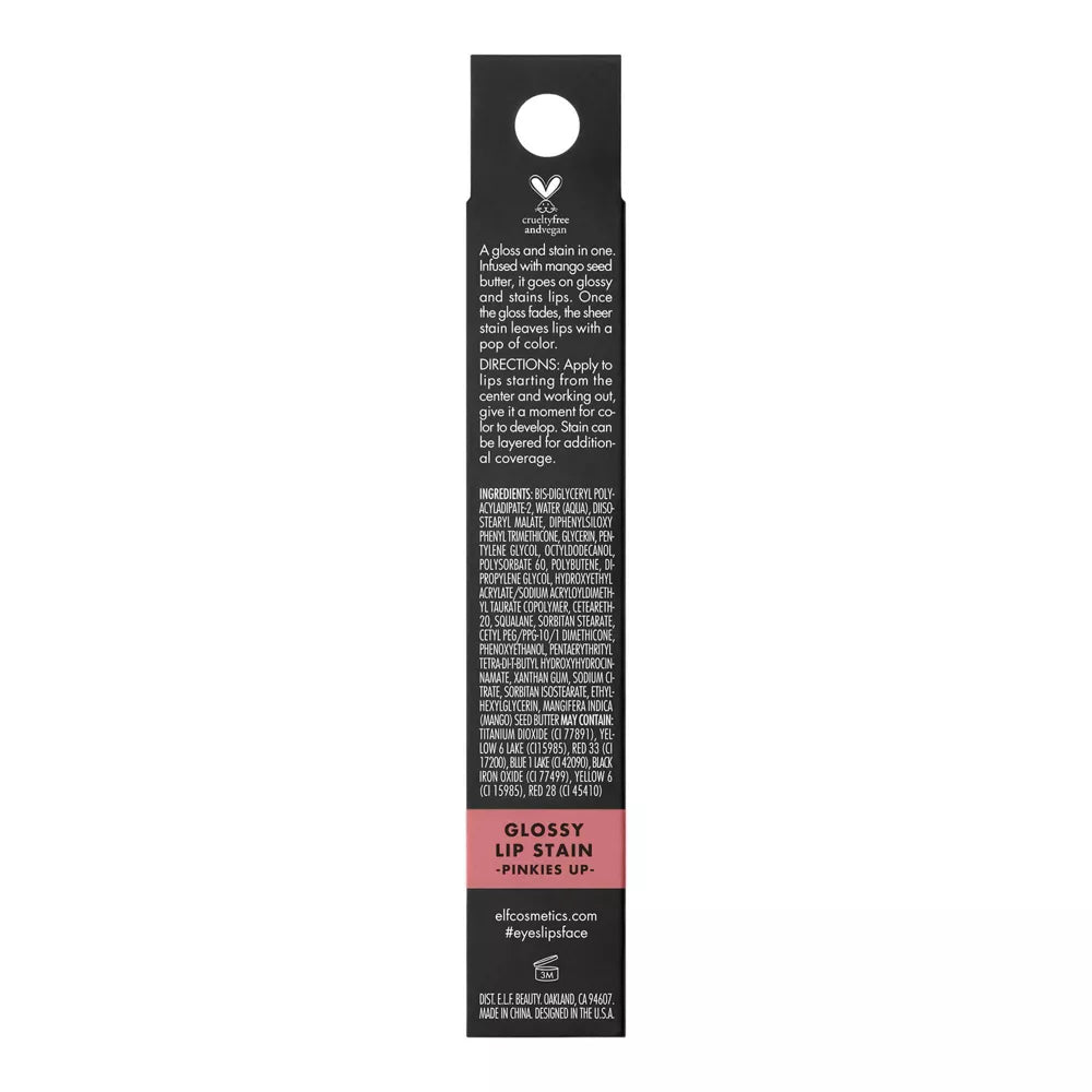 e.l.f. Glossy Lip Stain | Pinkies Up