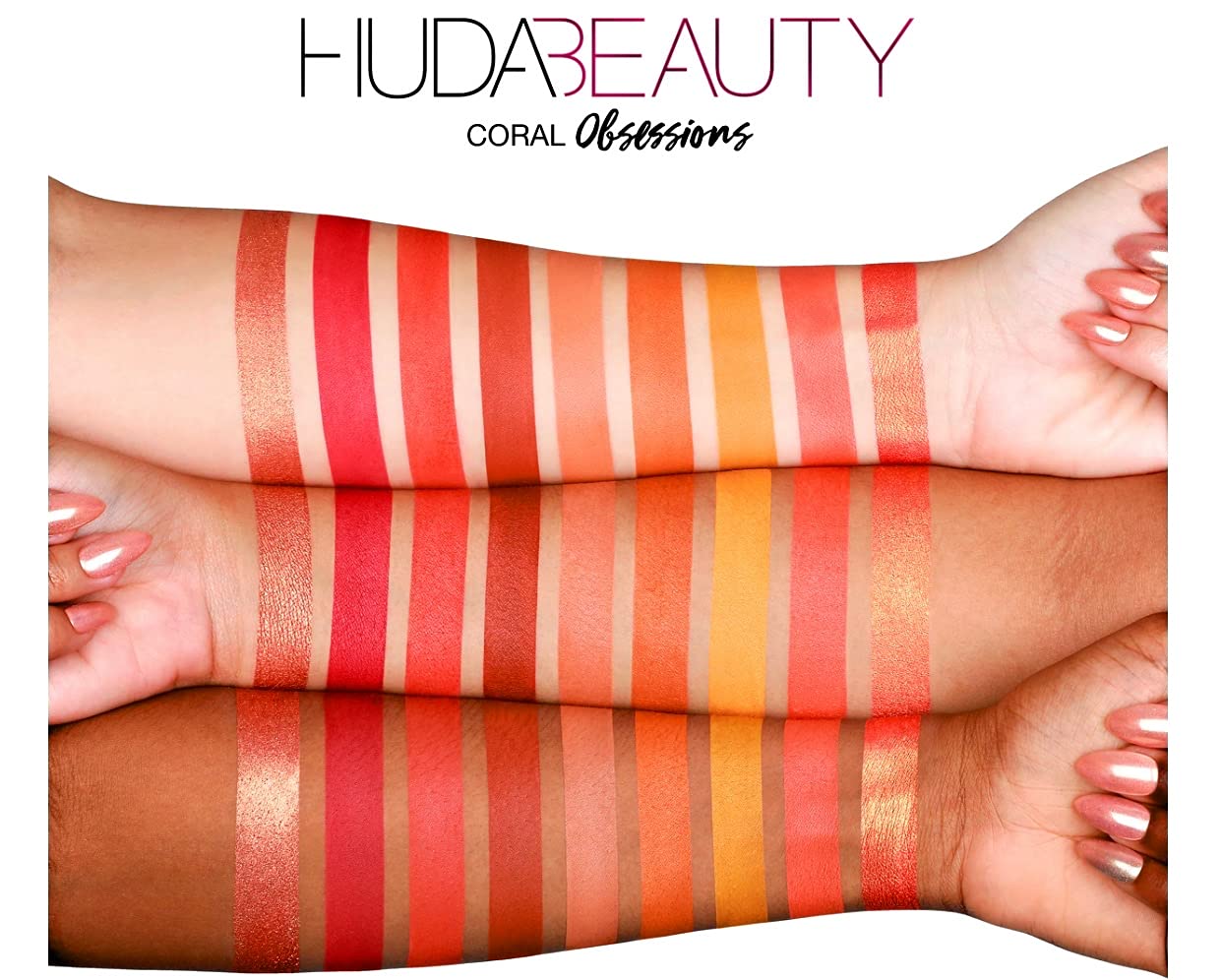 Huda Beauty Coral Obsessions Eyeshadow Palette