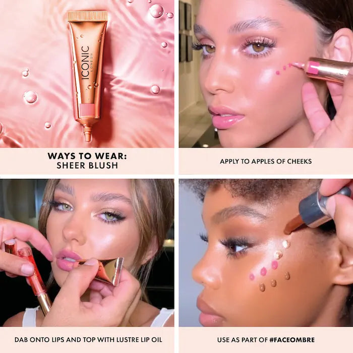 Iconic London Sheer Cream Blush | Rose Riot