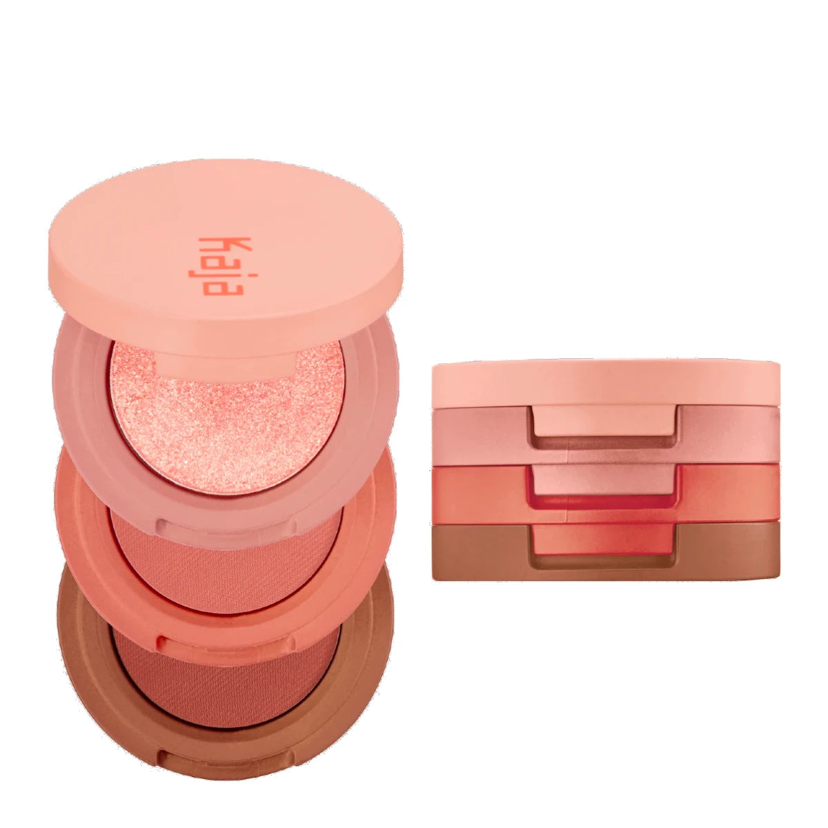 Kaja Beauty Bento Bouncy Matte & Shimmer Eyeshadow Trio | Chocolate Dahlia