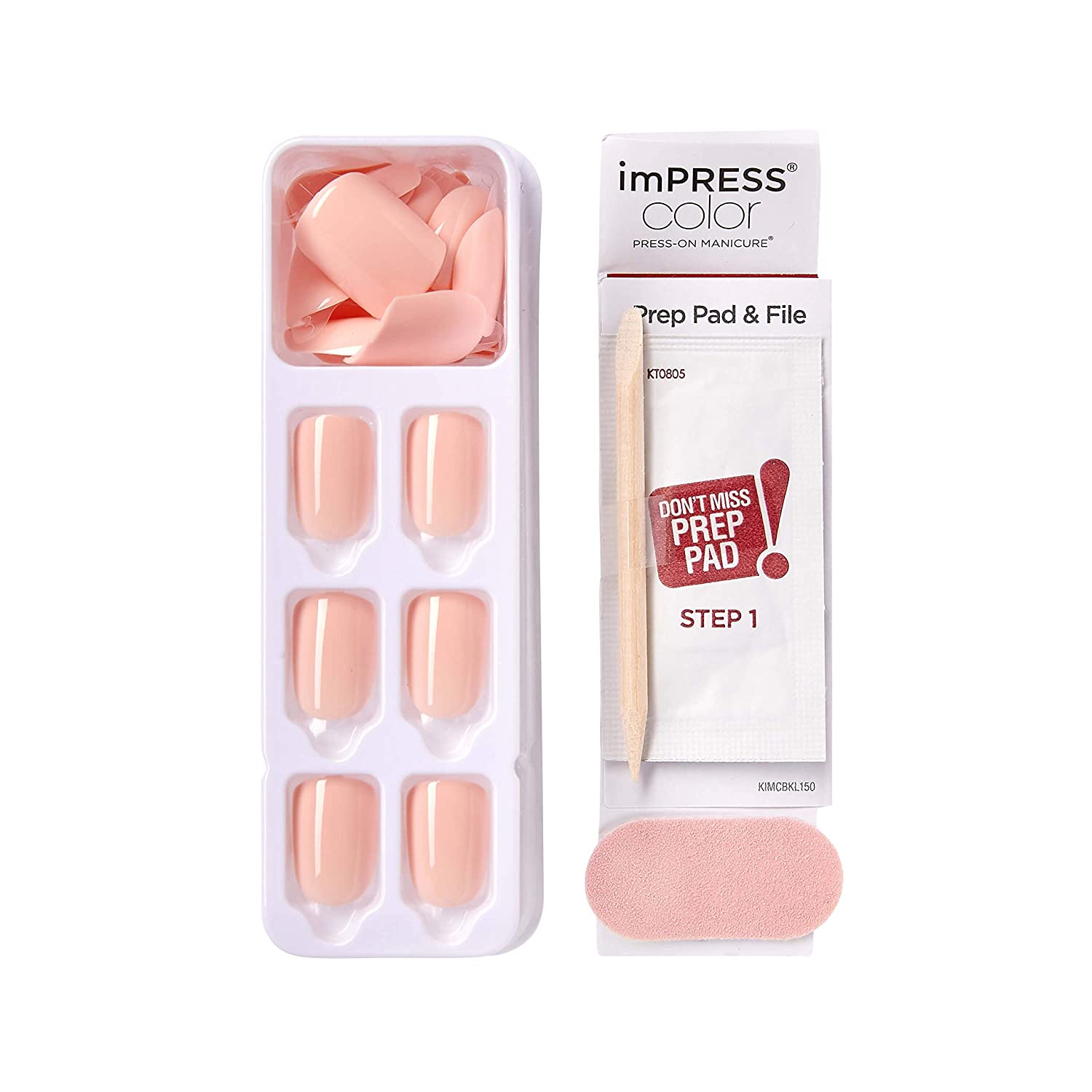 Kiss imPRESS Color Press-On Manicure | Peevish Pink
