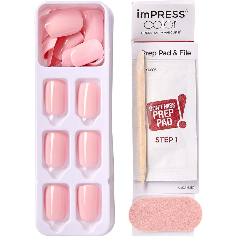 Kiss imPRESS Color Press-On Manicure | Pick Me Pink