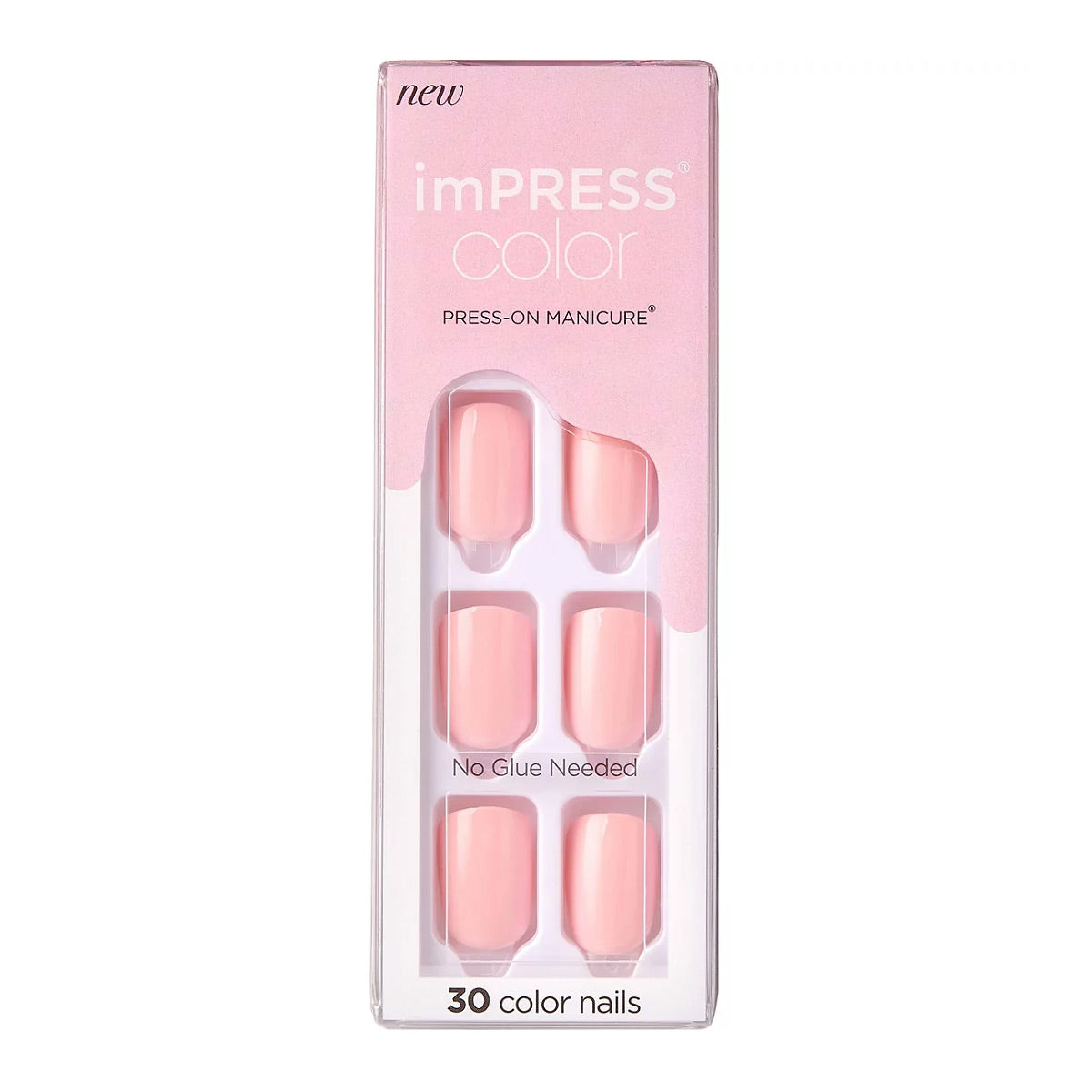 Kiss imPRESS Color Press-On Manicure | Pick Me Pink