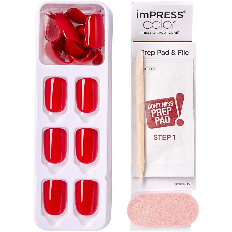 Kiss imPRESS Color Press-On Manicure | Reddy Or Not