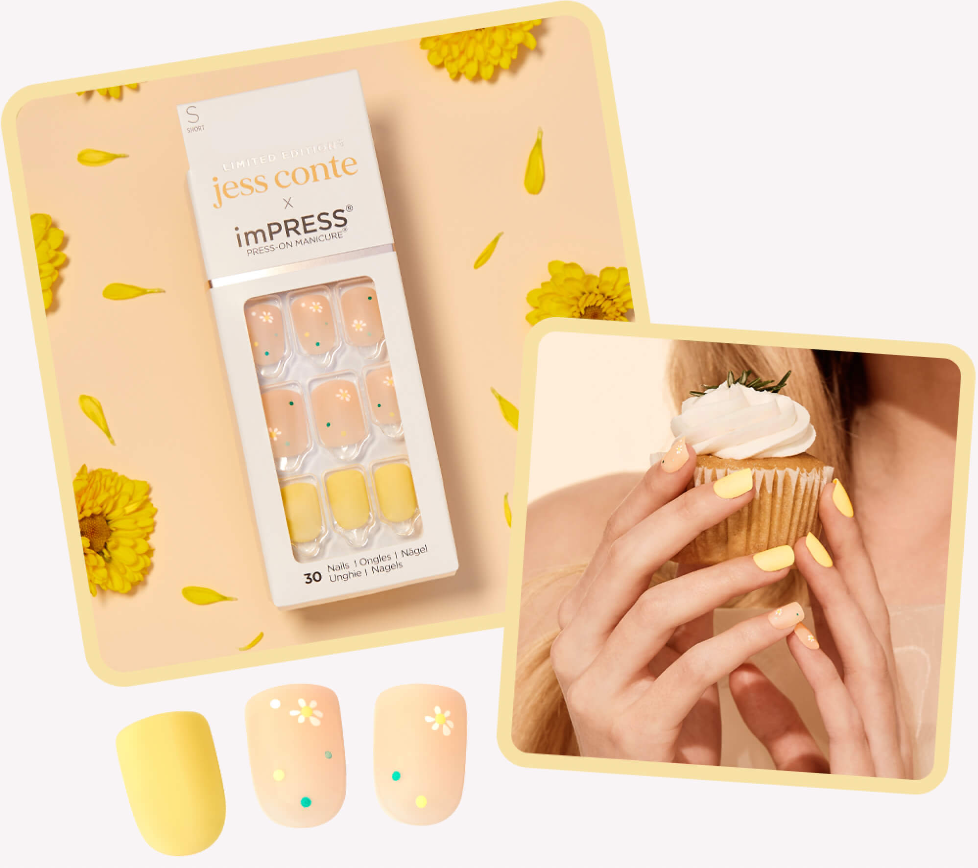 Kiss imPRESS x Jess Conte Press-On Manicure | Sunshine Coast