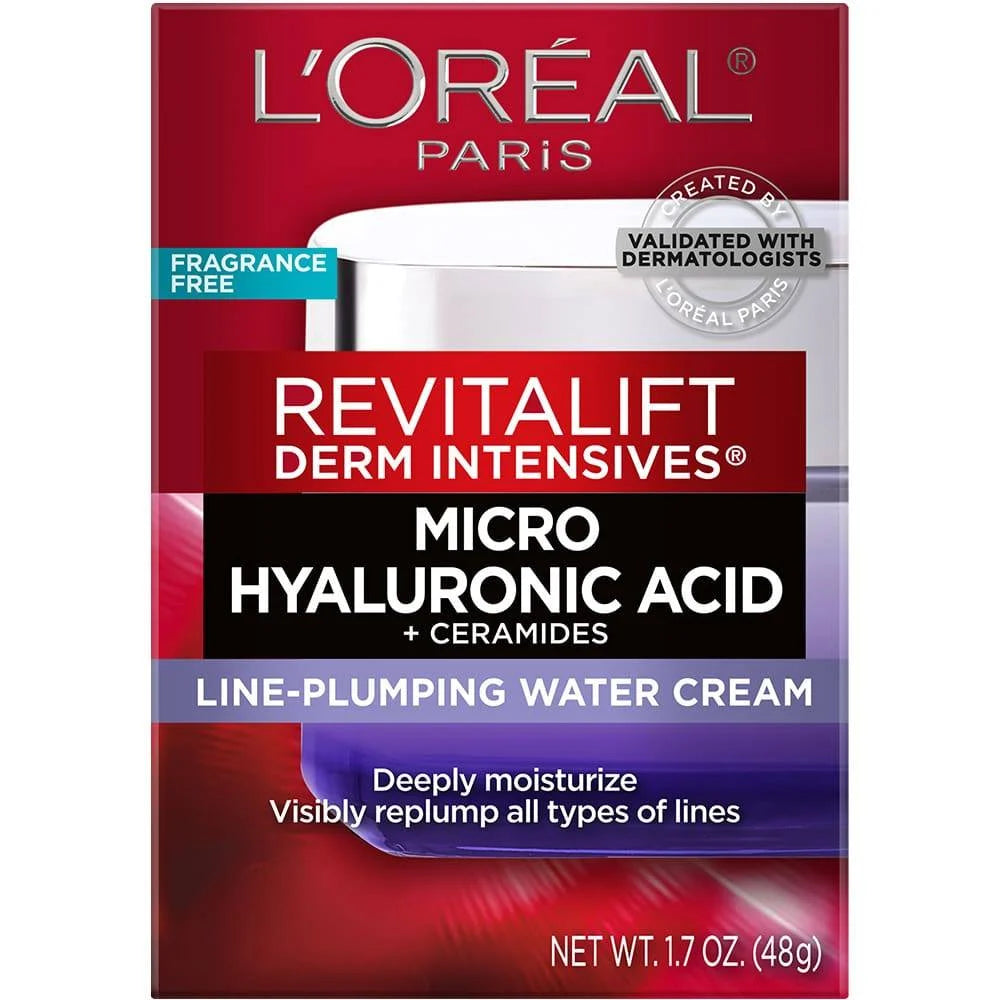 L'Oréal Micro Hyaluronic acid + Ceramides Line-Plumping Water Cream 48 g