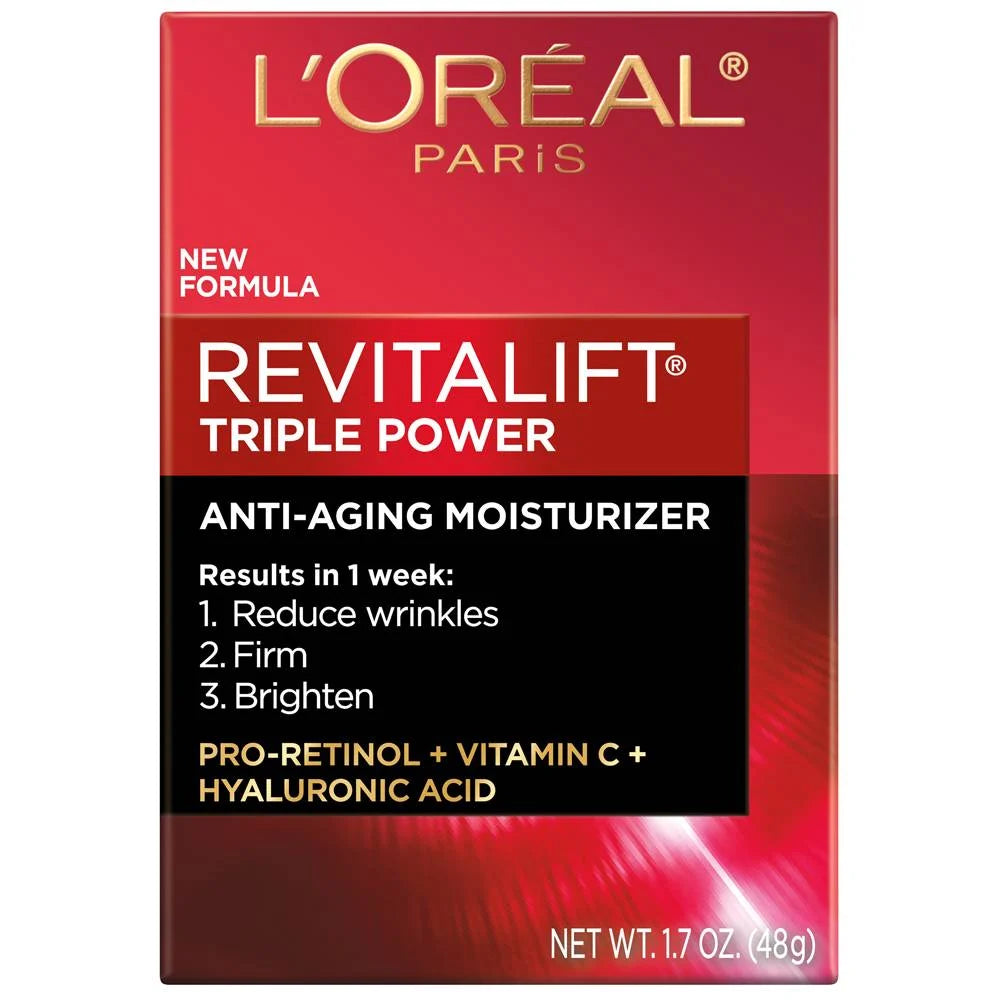 L'Oréal Revitalift Triple Power Anti-Aging Moisturizer Fragrance Free 48 g / 1.7 oz