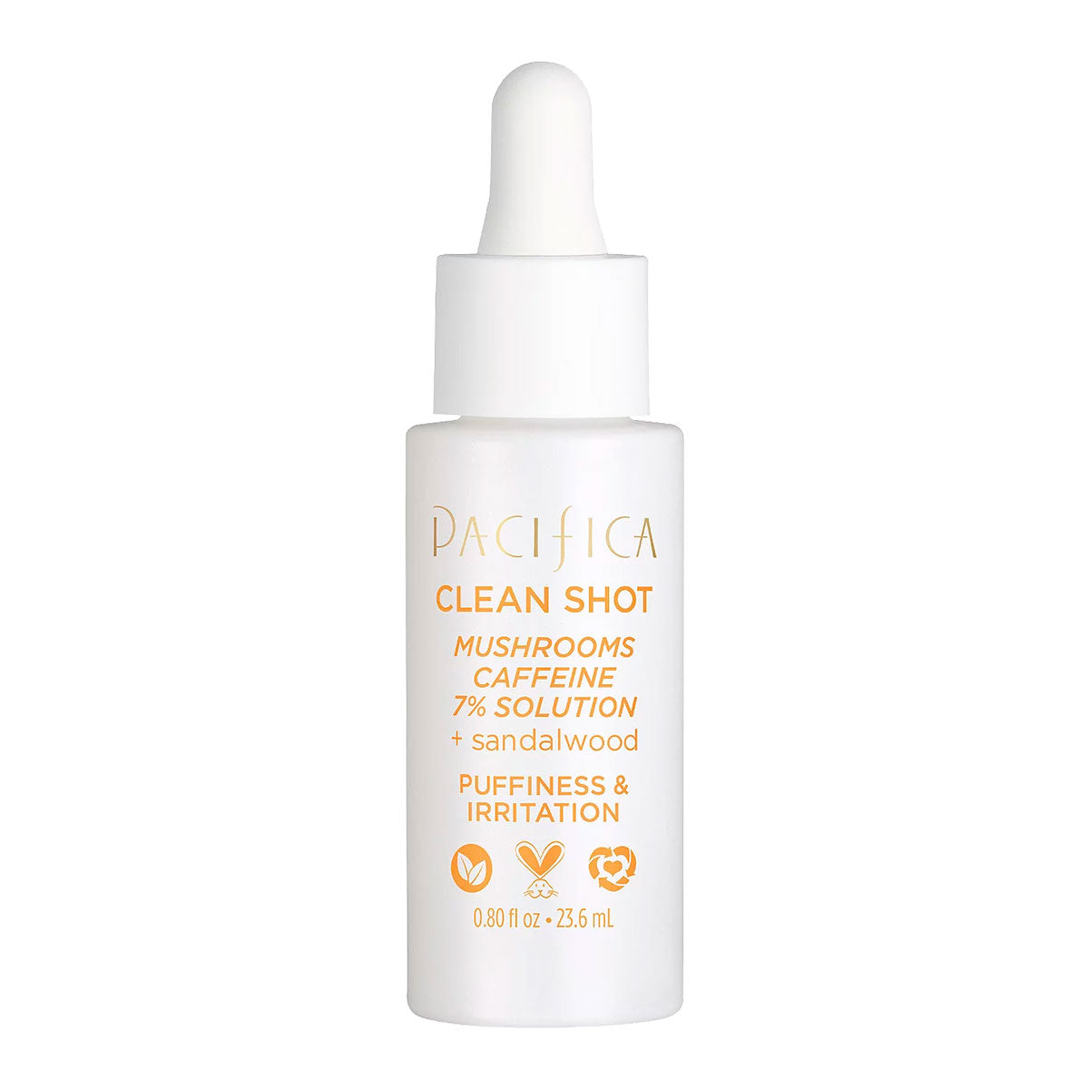 Pacifica Clean Shot Mushrooms & Caffeine 7% Solution 0.8 oz