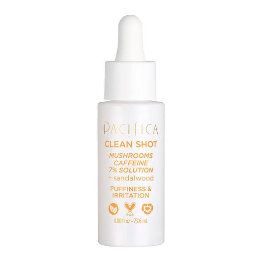 Pacifica Clean Shot Mushrooms & Caffeine 7% Solution 0.8 oz