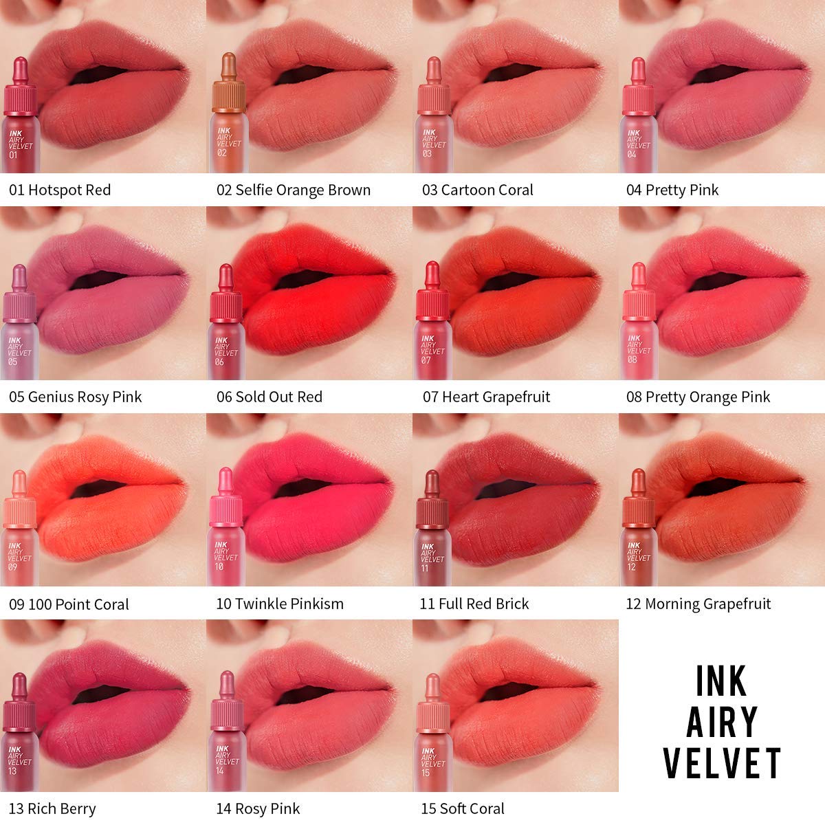 [VENCE 06/25] Peripera Ink Airy Velvet | 03 Cartoon Coral