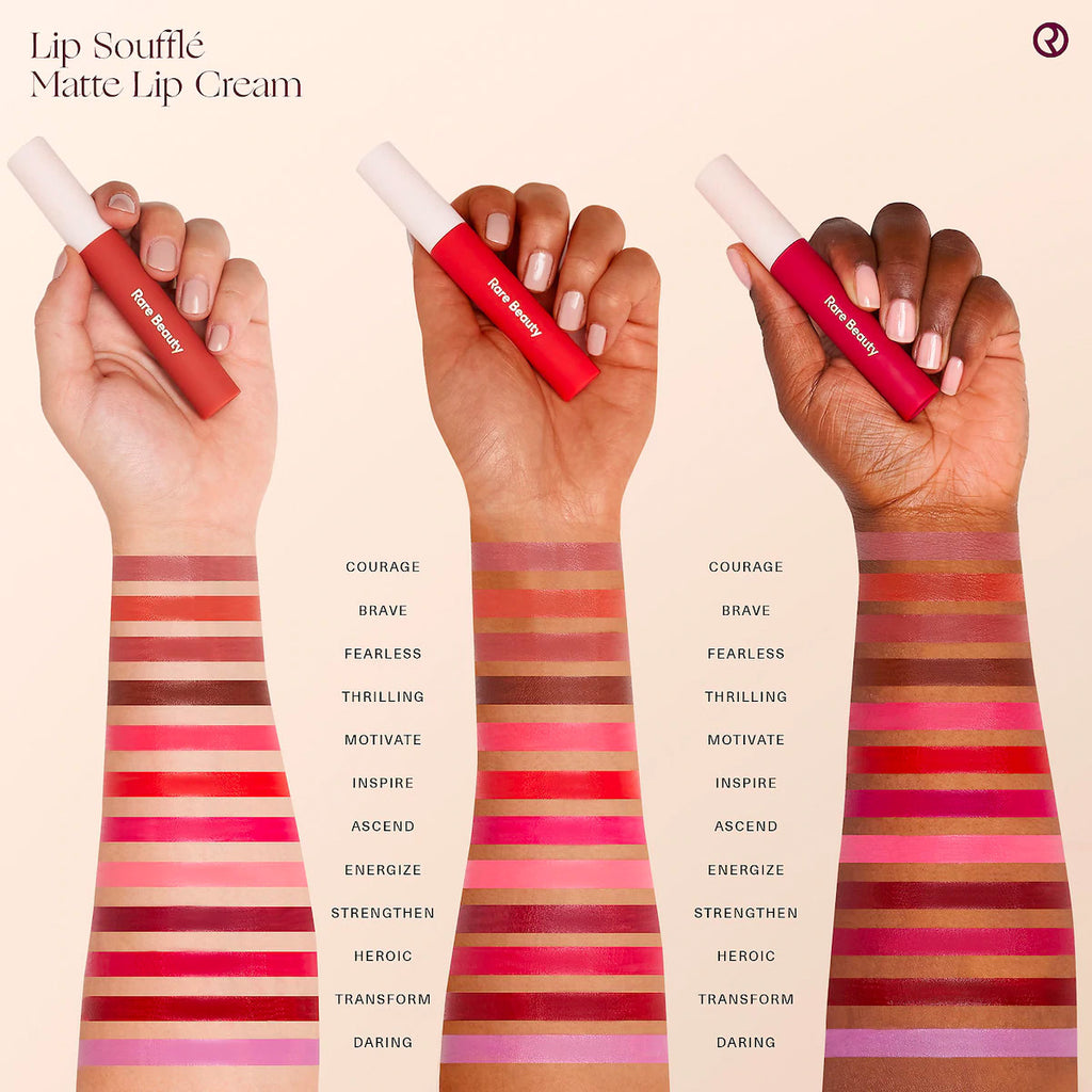 Rare Beauty Lip Souffle Matte Cream Lipstick | Brave