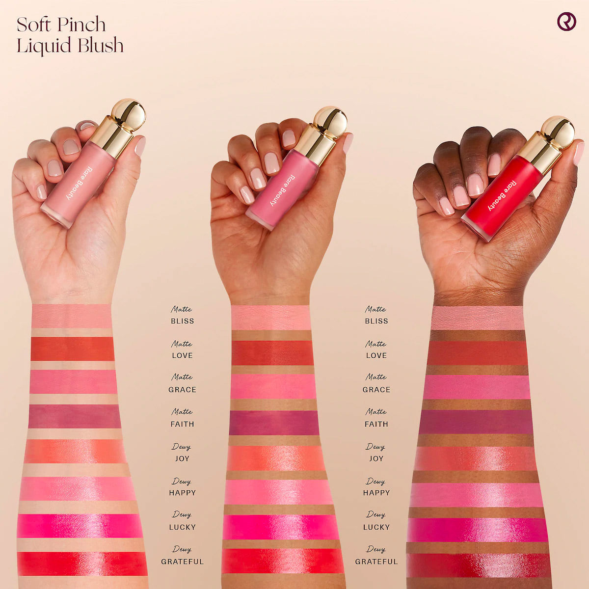 Rare Beauty Soft Pinch Liquid Blush | Happy