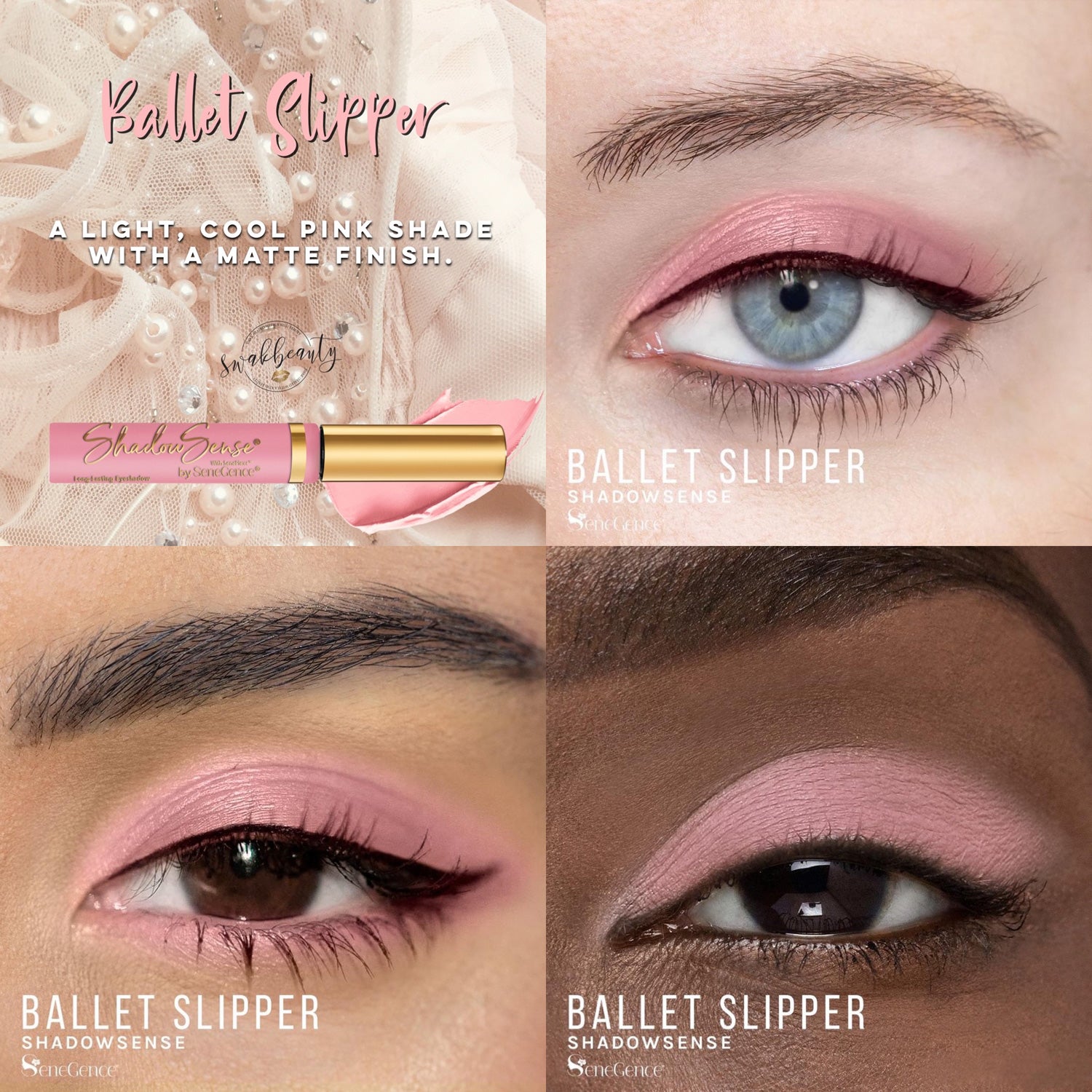 SeneGence ShadowSense® Crème to Powder Eyeshadow | Ballet Slipper