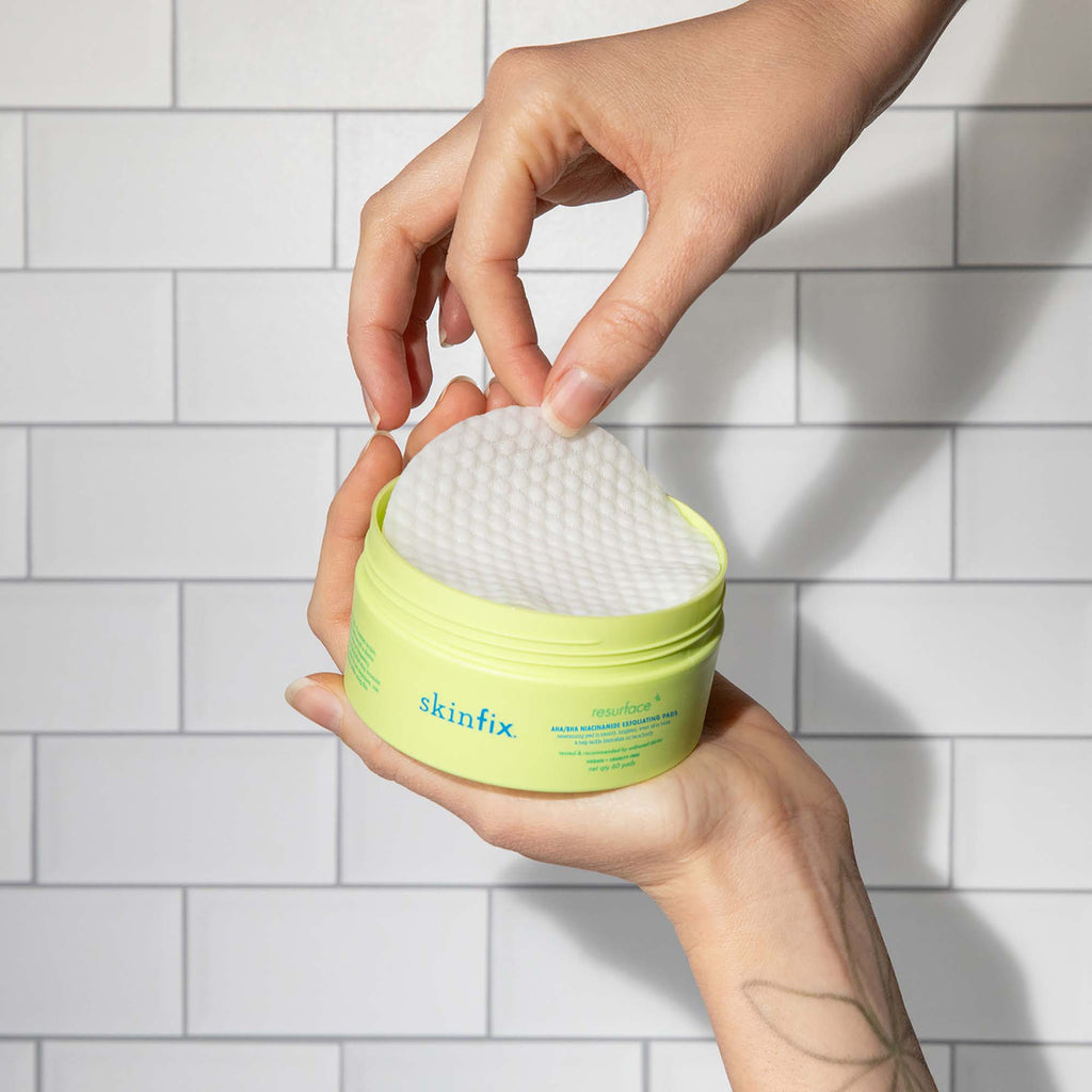 Skinfix Resurface+ AHA/BHA Enzyme Exfoliating Pads | 60 Pads