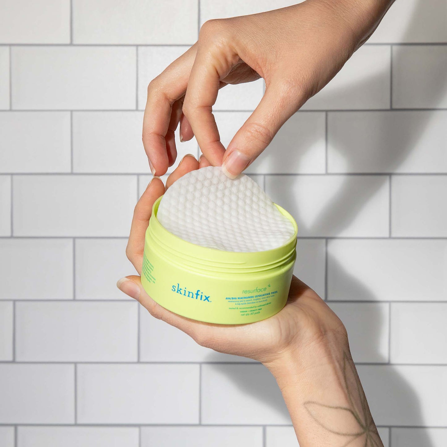 Skinfix Resurface+ AHA/BHA Enzyme Exfoliating Pads | 60 Pads