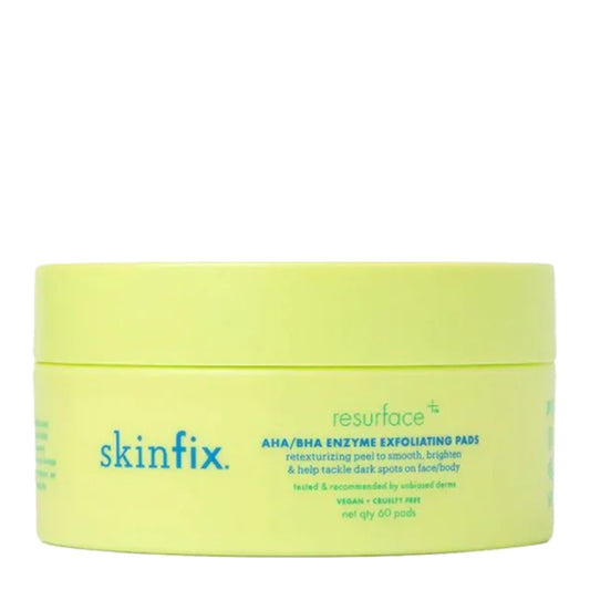 Skinfix Resurface+ AHA/BHA Enzyme Exfoliating Pads | 60 Pads