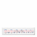 Static Nails Reusable Pop-On Manicure | Reverse French Blue Square