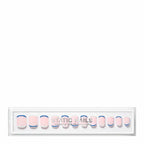 Static Nails Reusable Pop-On Manicure | Reverse French Blue Square