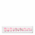 Static Nails Reusable Pop-On Manicure | Reverse French Pink Square