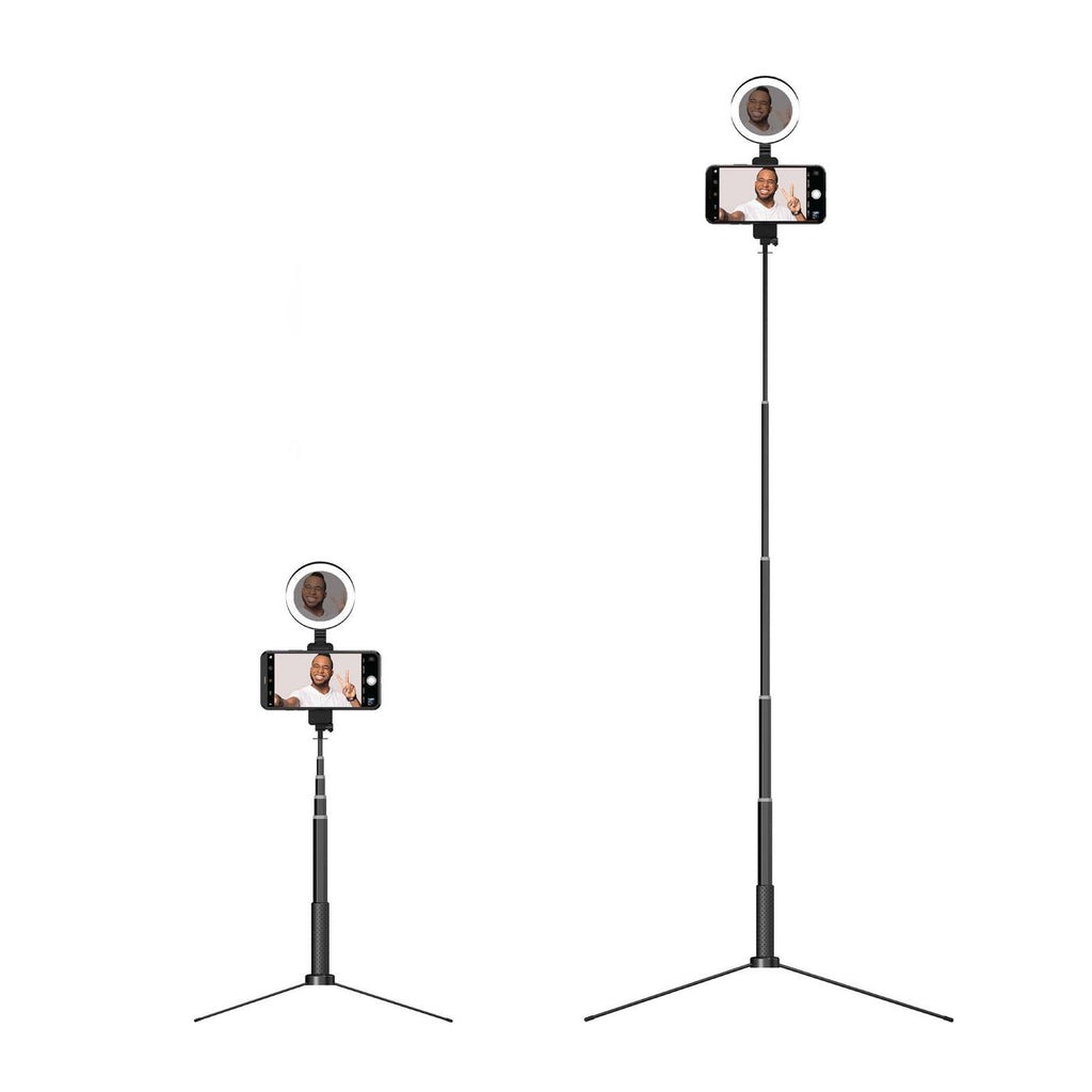 Tzumi Halo Stick Pro 5" Ring Light with Extendable 5.5' Tripod