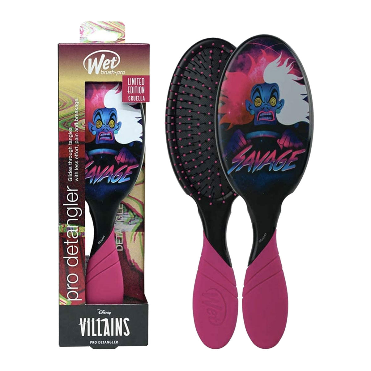 Wet Brush Pro Detangler Disney Villains | Cruella